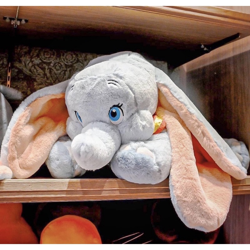 日本 迪士尼樂園 DUMBO 小飛象 大象 趴姿 娃娃 玩偶 絨毛娃娃 絨毛玩偶 趴姿娃娃 趴姿玩偶