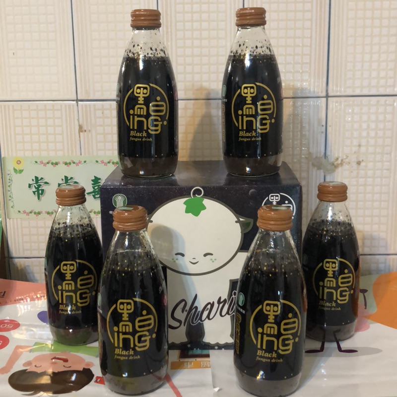 冬山鄉農會 有機黑木耳露246ml/瓶 6瓶禮盒裝