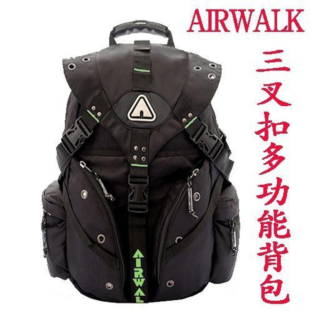 《葳爾登》美國AIRWALK休閒包登山包旅行袋,後背包,電腦包側背包露營包,登山背包71050綠色