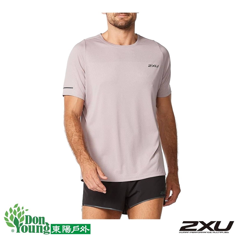 【2XU】男LIGHT SPEED TECH高階運動短袖 2XMR6503AZINBRF