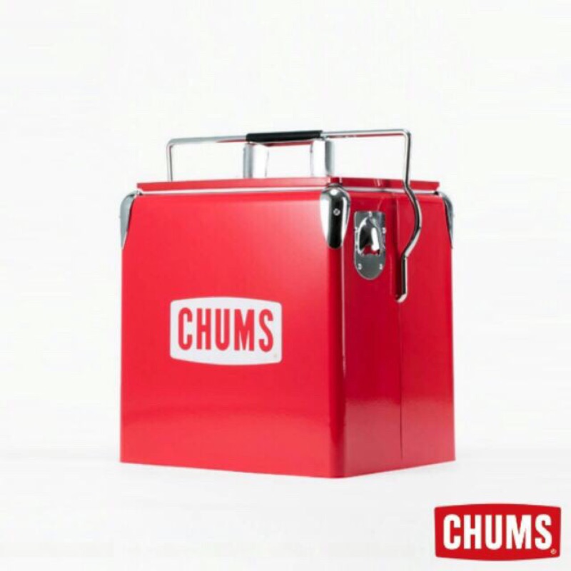 戶外潮流品牌/戶外露營品牌CHUMS復古冰桶/露營冰箱/側邊開瓶設計/啤酒桶
