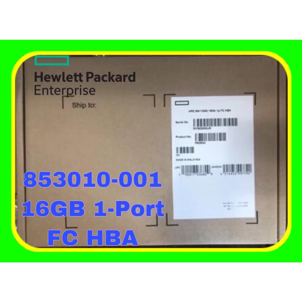 全新盒裝HPE SN1100Q 16GB 1-Port FC HBA 直通卡P9D93A 853010-001