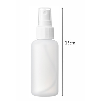 HDPE2號 啞光霧面 噴瓶(100ml) 可分裝酒精 消毒水 化妝水噴霧空瓶 U-058