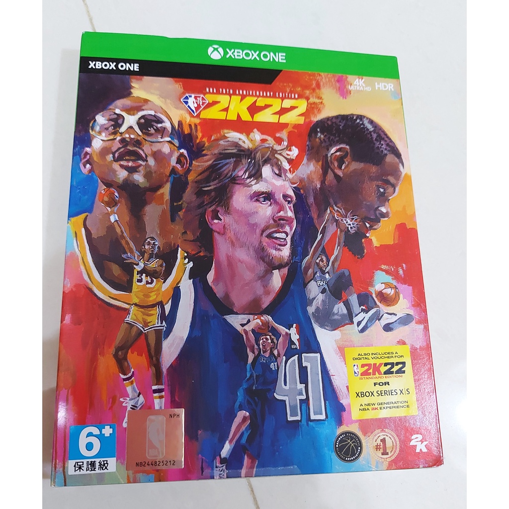 XBox One NBA 2K22 75週年紀念版 傳奇版