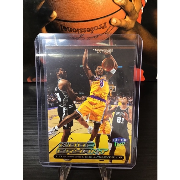 【NBA球員卡】1999 Fleer Ultra Kobe 科比 灌籃 鄧肯同框 籃球卡 非RC