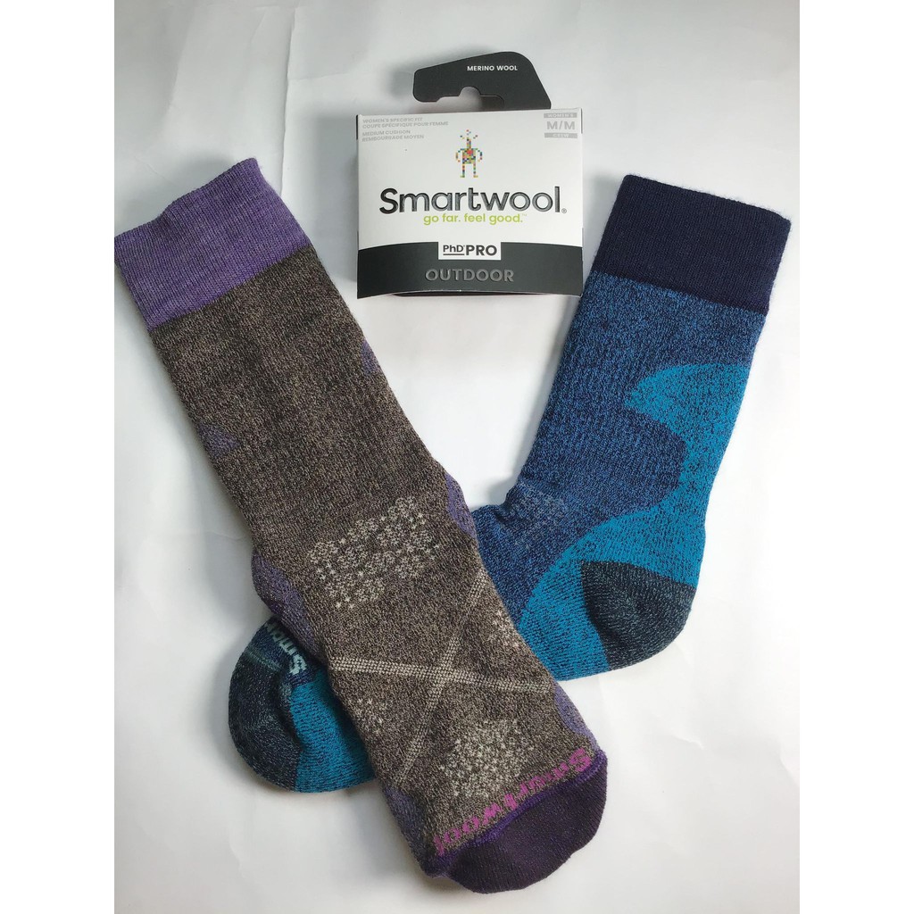 "新貨" 最高等級女生Pro中厚底系列 SmartWool PhD® Pro Outdoor 美麗若羊毛戶外機能運動襪