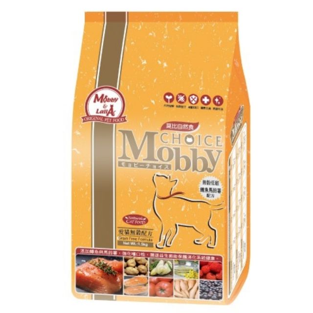 現貨莫比Mobby 鱒魚馬鈴薯愛貓無穀配方 1.5kg