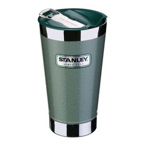 【德國Louis】Stanley 真空保溫杯 綠色經典時尚美國不鏽鋼戶外旅行休閒咖啡隨行杯隨身保溫瓶編號10009961