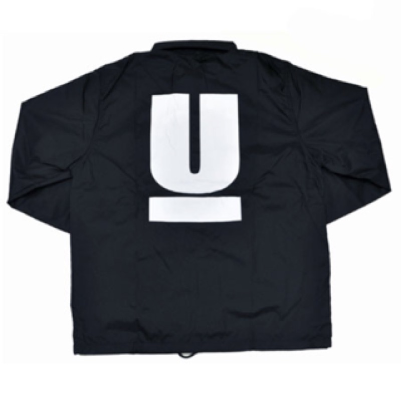 Undercover U logo coach jacket 教練外套 風衣外套 黑色M號