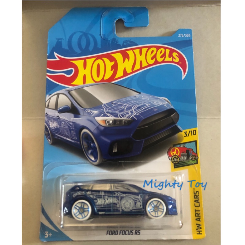 風火輪 小汽車 Hotwheels Ford Focus RS