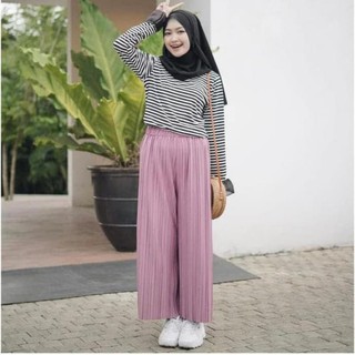 Celana Plisket Lidi | Pleated Pants