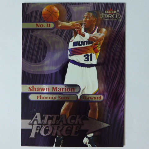 ~ Shawn Marion ~RC/NBA球星/尚恩·馬里安 2000年FLEER FORCE.新人特殊卡