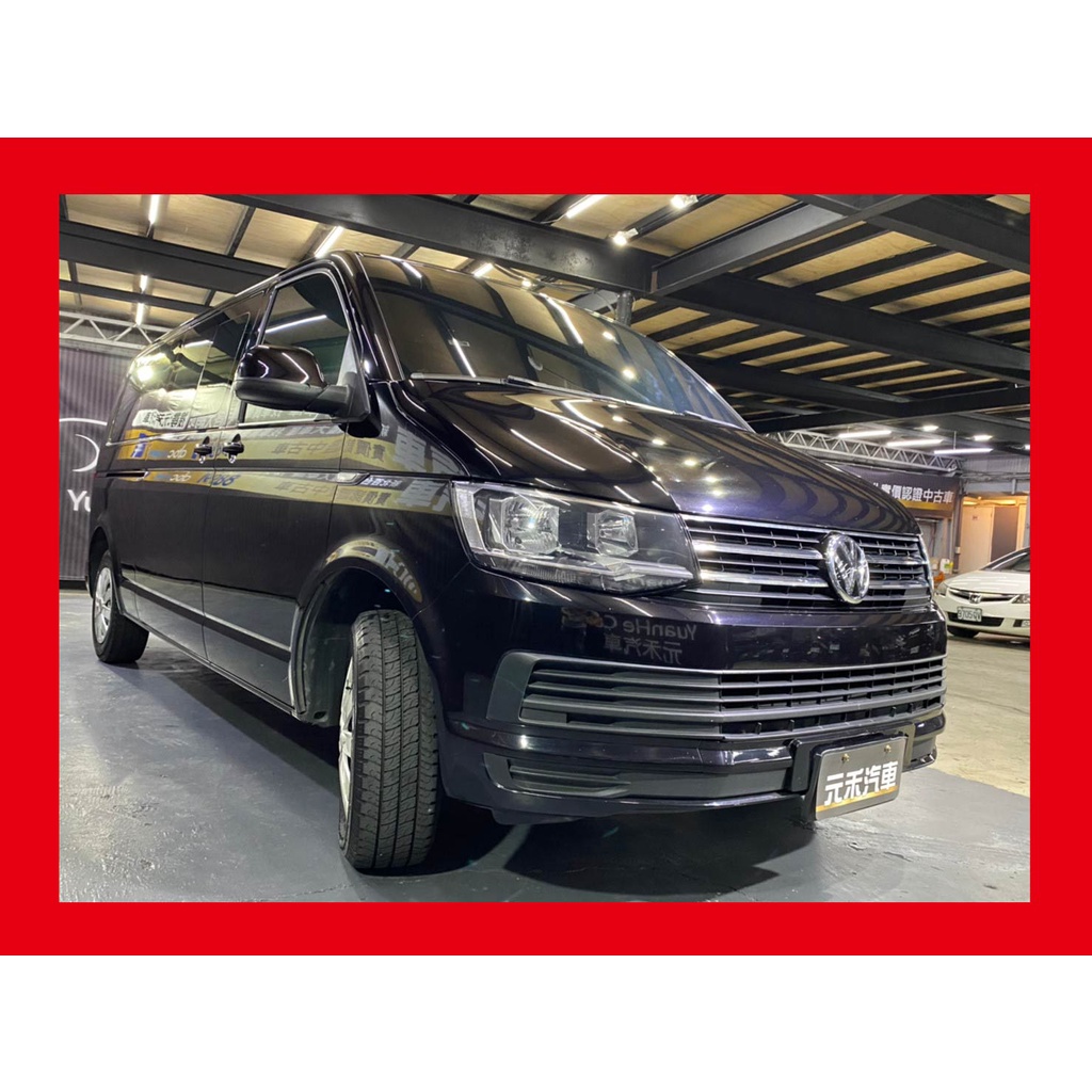 (95)2019 Volkswagen Caravelle T6L 2.0 TDI 75kW M5 手排 九座 柴油 黑