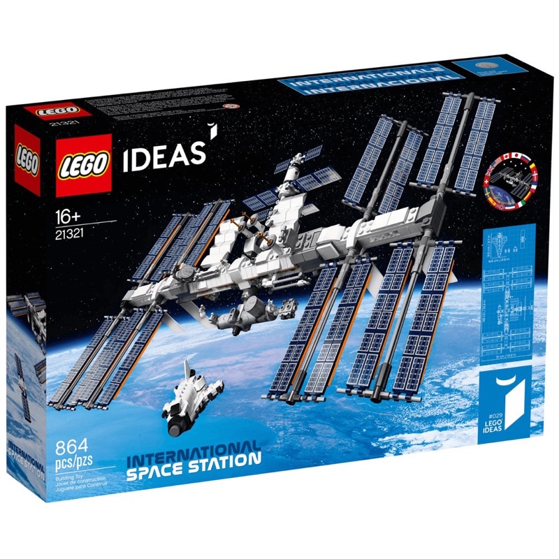 &lt;老皮樂高殿&gt;  [含運]  lego 21321 國際太空站 全新正品微盒損 ideas系列