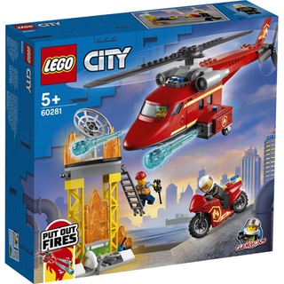 2 Kids<LEGO>LT 60281 消防救援直升機 DIY 積木 樂高 城市 City 重機 原價1049