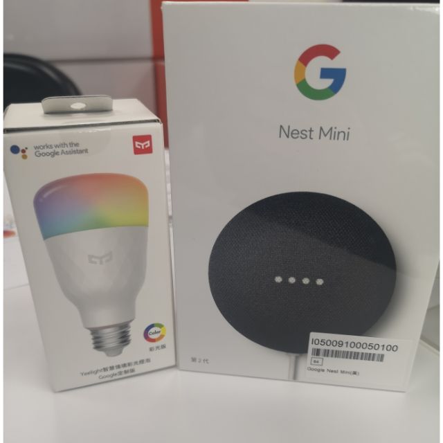 全新未拆 Google Nest Mini 2代 +智慧燈泡