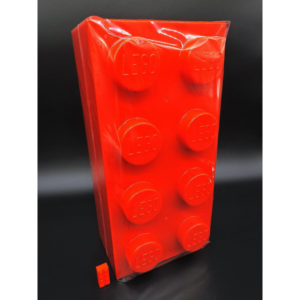 十倍大 店頭 LEGO RED GIANT BRICK 2x4 樂高 紅色 磚塊 非賣品 19吋人偶用