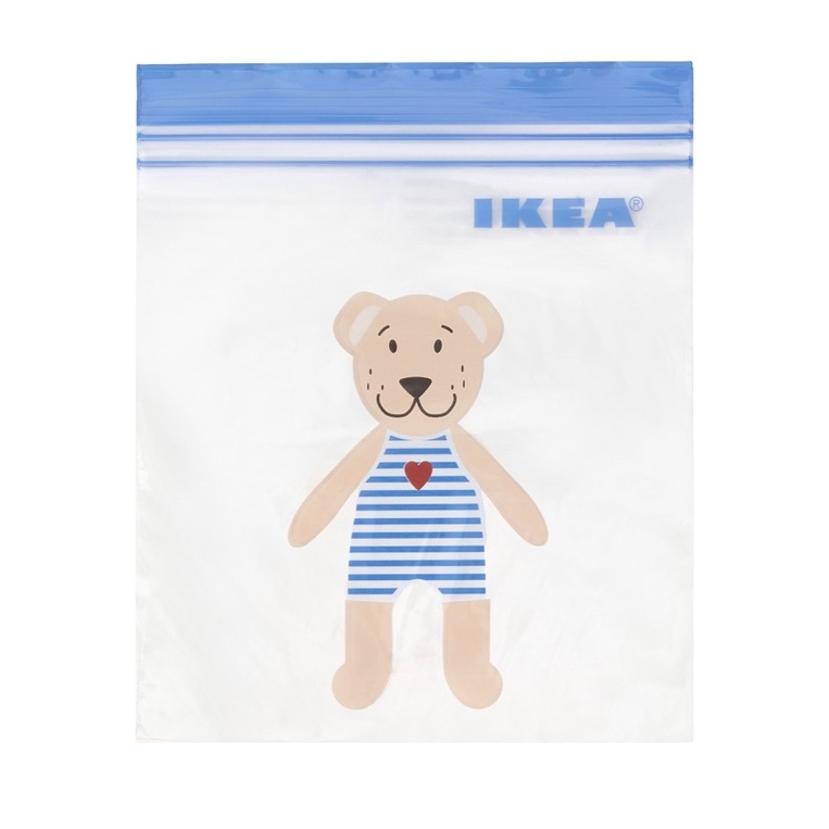 Ikea熊熊保鮮袋/夾鏈袋/1L