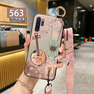 三星 Note10 Plus Note10+ 手機殼 防摔手腕帶 支架 背帶 斜挎 掛繩 軟殼 全包 保護套 保護殼
