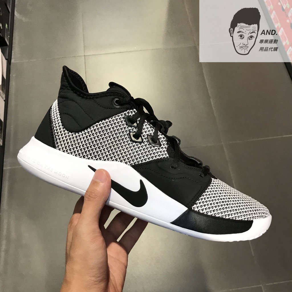 【AND.】NIKE PG3 EP XDR 黑灰 耐磨底 運動 籃球鞋 男款 AO2608-002