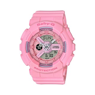 CASIO 卡西歐 BABY-G BA-110-4A1 雙顯女錶 樹脂錶帶 粉紅 防水100米 國隆手錶專賣店