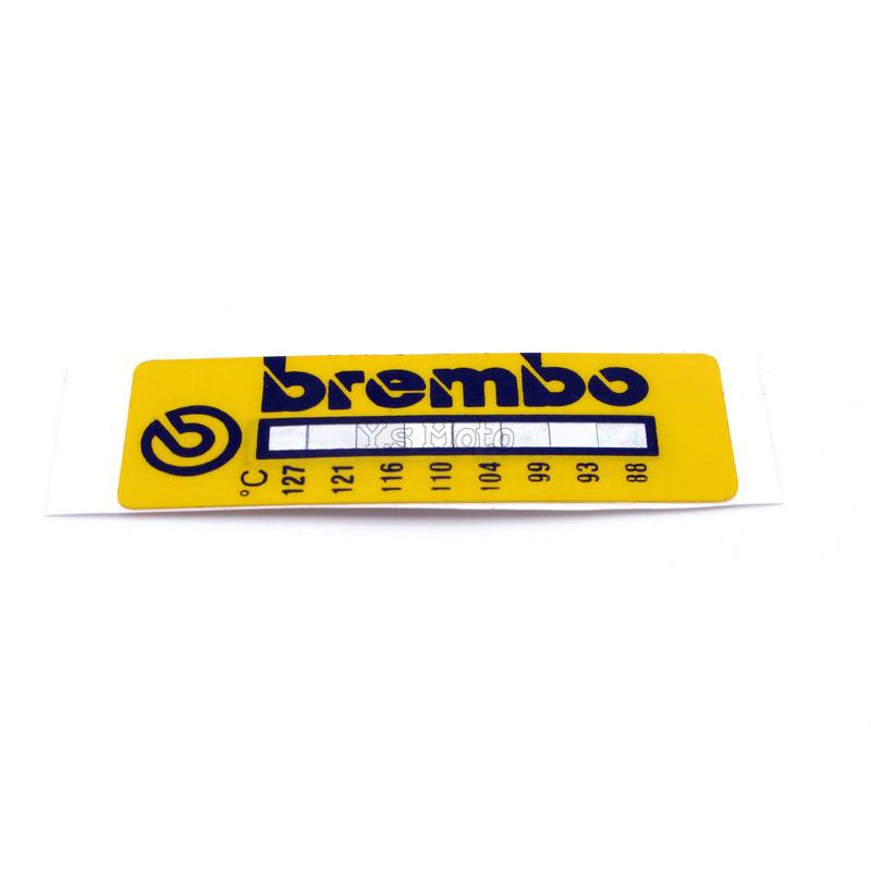 Y.S BREMBO 輻射卡鉗/對四卡鉗 溫度貼紙