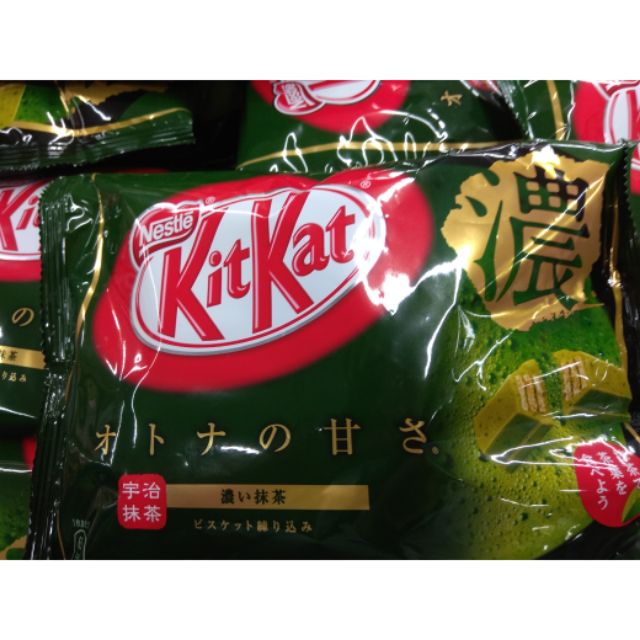 現貨！日本 Nestle kitkat濃抹茶巧克力 夾心餅乾 12入