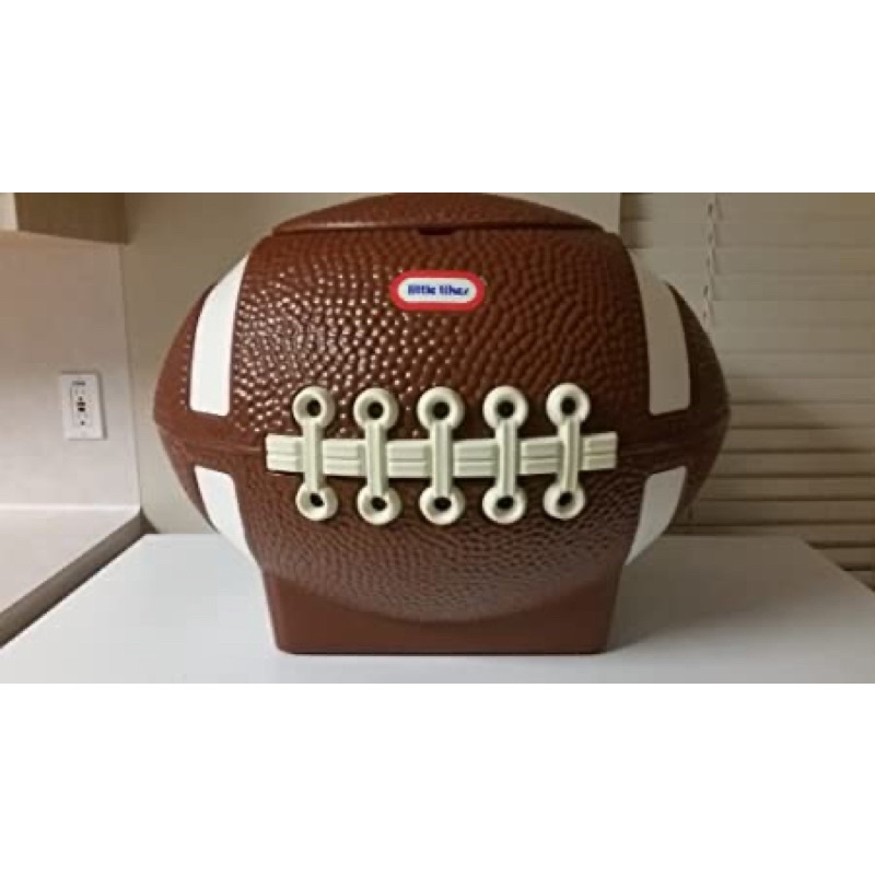 Littletikes 美國🇺🇸小泰克 巨型 玩具收納箱 絕版橄欖球🏈造型
