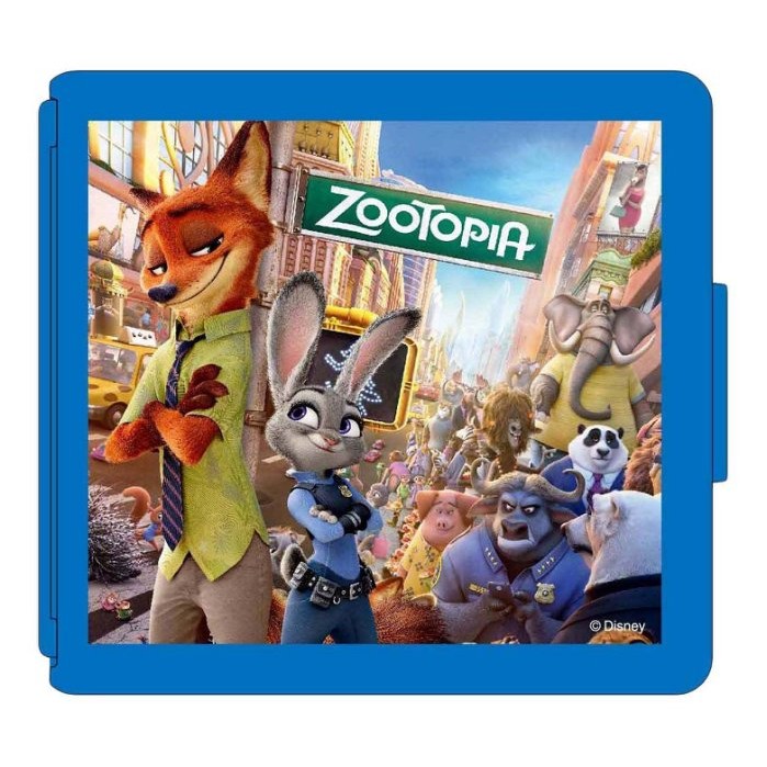 3DS 任天堂授權 迪士尼授權 動物方城市 ZooTopia 16入卡帶盒 藍色 【魔力電玩】