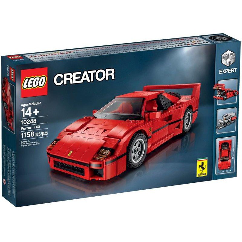 (全新未拆)LEGO 10248 Creator Ferrari 法拉利F40 （請看內文）