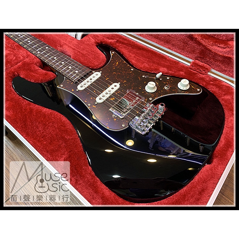 【苗聲樂器Ibanez旗艦店】Ibanez Prestige AZ2204N 黑色小搖座電吉他