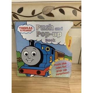 湯瑪士小火車 遊戲書 硬頁書 寶寶書 Push book