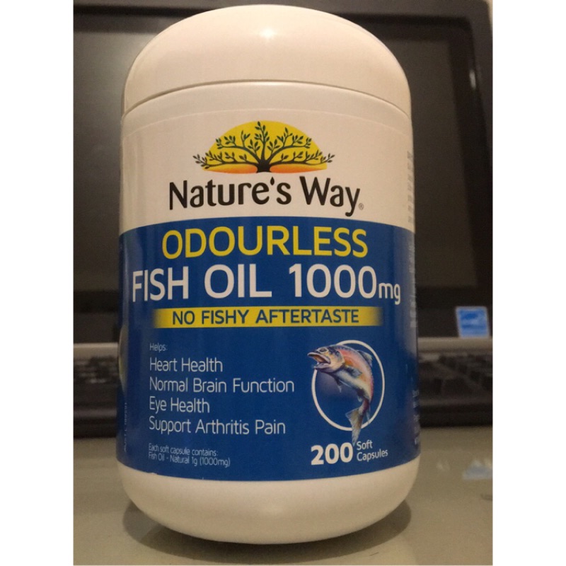 Nature’s way 澳洲魚油 （200粒）（無腥味）