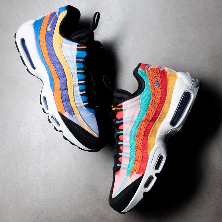 R代購 NIKE AIR MAX 95 BHM 彩虹 BLACK HISTORY MONTH 鴛鴦 CT7435-901