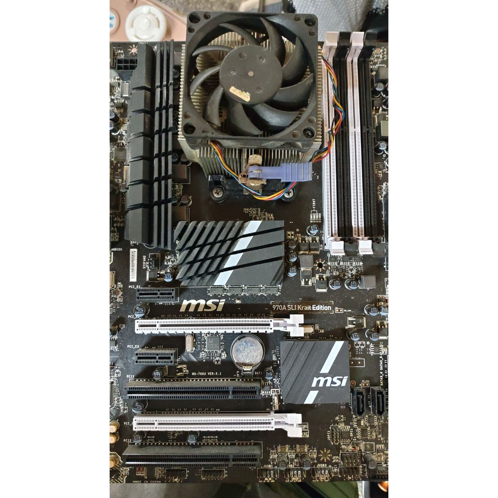 AMD FX - 6100 3.3G AM3 CPU + 970A SLI KRAIT EDITION 無壞 可馬上開機