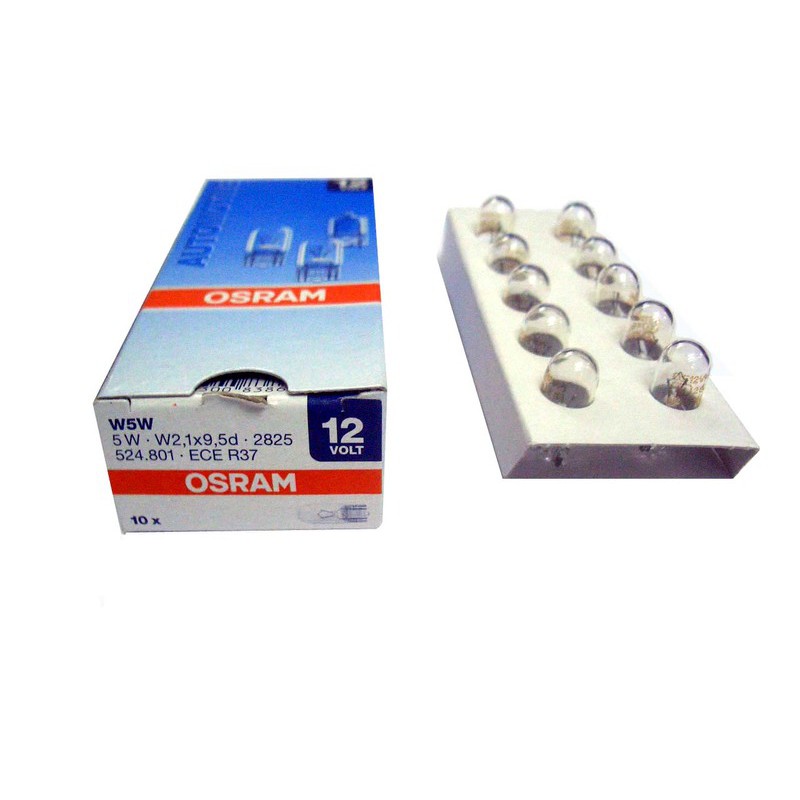 德國 歐司朗 OSRAM 炸彈燈泡 小炸彈 2825 T10 12V 5W 小燈 牌照燈 儀表燈