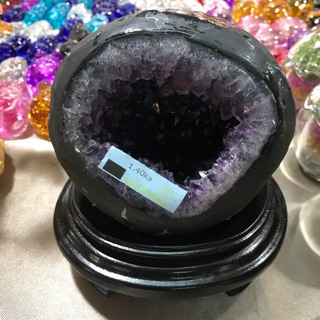 （K&C 水晶寶石批發）#烏拉圭紫水晶洞小擺件