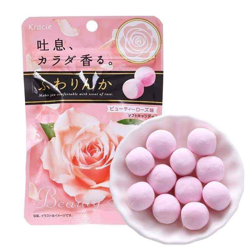 日本 Kracie 玫瑰吐息香香糖
