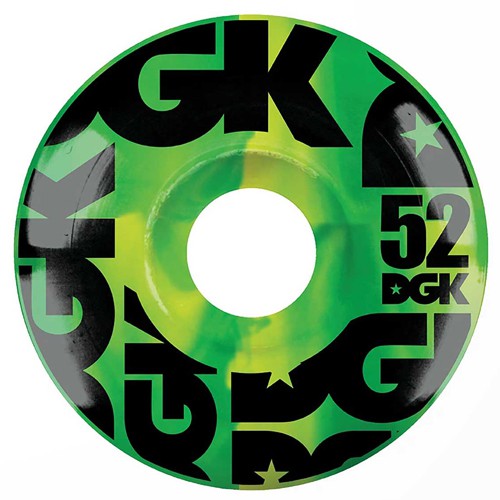 DGK Street Formula Green 52mm 101a  輪子/滑板《Jimi Skate Shop》