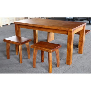 【小吳-客訂原木家具】非洲馬柚餐桌椅-台南 原木 家具