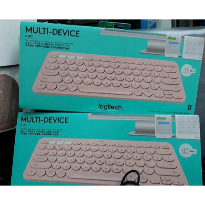 羅技 Logitech K380 藍牙鍵盤 無線 多平台 跨平台 多裝置 中文注音 粉紅 1年保固