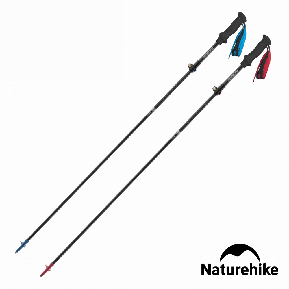 Naturehike ST07 輕量碳纖維折疊五節登山杖 D010-Z 現貨 廠商直送