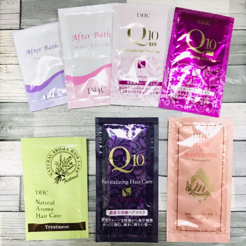 彼比特 Dhc Q10深層修護髮膜玫瑰亮澤護髮精華薰衣草柔順護髮乳胺基酸護色修護護髮霜植萃香氛洗髮精試用包