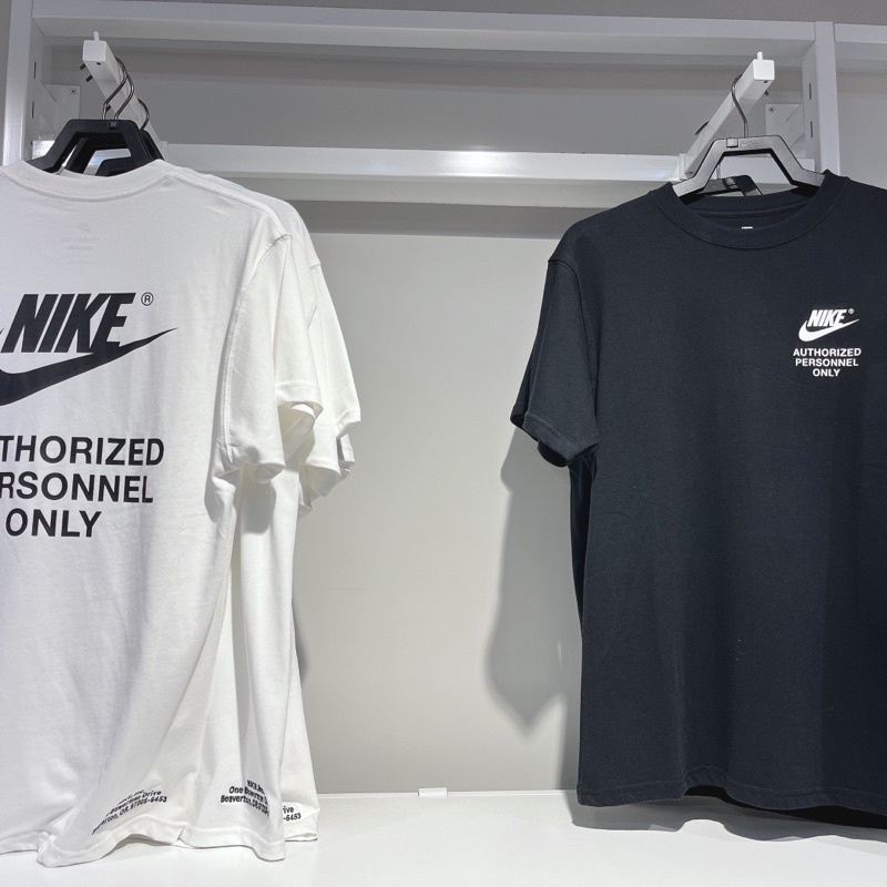 【lujiu_shop】Nike NSW AUTHRZD PERSONNEL 文字短T DM6428-010 男款