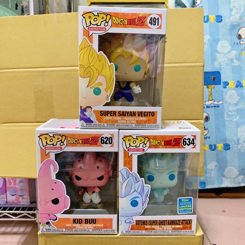 [現貨]Funko Pop 正版 七龍珠Z 達洛特 魔人普烏 幽靈悟天克斯 2019SDCC #491#620#634