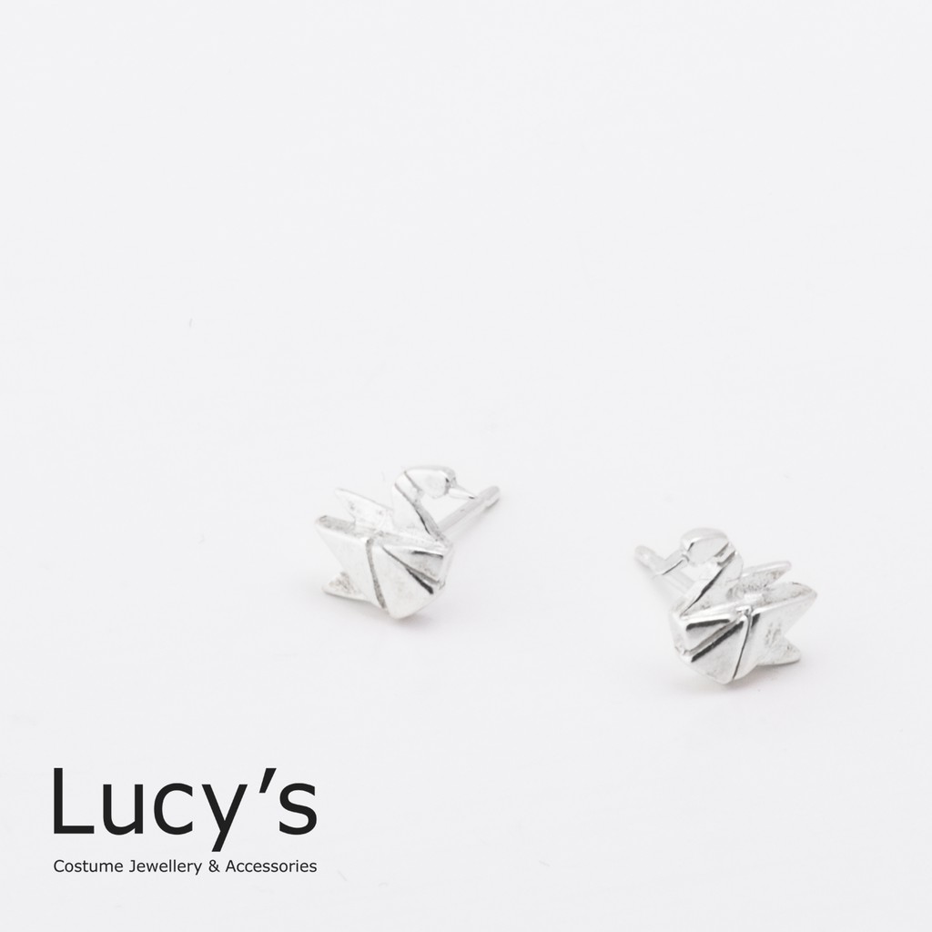 Lucy's 925純銀 千紙鶴 耳環 (93742)