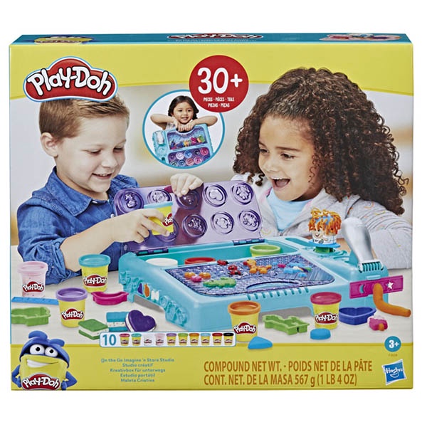 【孩之寶Hasbro】 培樂多 Play-Doh 創意無限攜帶式收納盒組 F3638-5L00