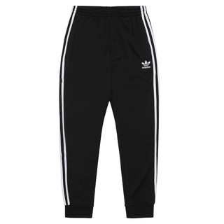 ISNEAKERS adidas SST CUFFED TRACK PANTS AJ6960 黑色 棉褲 縮口褲 三線褲