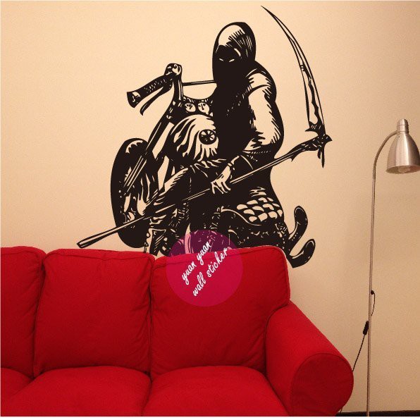 源遠 死神機車版 P 04 壁貼壁紙室內設計民宿車身貼紙大型貼紙玻璃透明貼紙 蝦皮購物