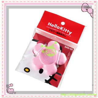 Hello Kitty 花造型量匙 粉.大臉 塑膠調味料研磨盤，果醬罐/調味罐/小巧便利 497294061974